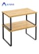 2 sets Kitchen Storage Spice Rack, Stackable, Expandable, Metal and Engineered Wood