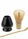 Japanese Matcha Tea Set - 3 Piece Ceremony Accessories with Blender &amp; Spoon, Perfect for Authentic Tea Experience