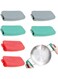Auswalar 3 Pairs Silicone Assist Handle Holder Cast Iron Pan Skillet Handle Covers Protectors Non-Slip Pot Holder Sleeve for rying pan Casserole Oven Tray Cookware
