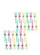 24 Pack Chip Bag Clips, Color Seal Binding, Sealing Clamp, Multifunctional Kitchen Bag Sealing Clip, Kitchen Creative Practical Cable Ties, Portable Sealing Tools