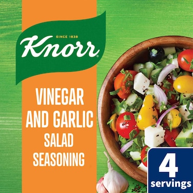Knorr Vinegar and Garlic Salad Seasoning, 10g Pack of 4