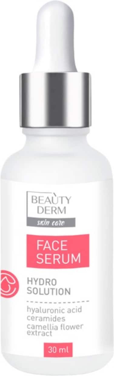 Beautyderm Face Serum Hydro Solution with Hyaluronic Acid Ceramide Camellia Flower Extract 30ml