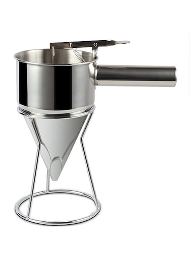 Batter Dispenser Silver 26X20cm