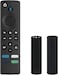 Replacement Voice Remote Control (3rd GEN)+ Silicone Cover, L5B83G Bluetooth Voie Remote with TV Controls fit for Amazon Fire TV Stick 2016 Models and Later, Fire TV Cube, and Fire TV 2017 Models
