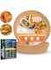Air Fryer Disposable Paper Liner - 100 PCS 6.3 inch Air Fryer Liners, Non Stick Airfryer Liners, Air Fryer Liners Disposable for Baking, Air Fryer Parchment Paper Liners