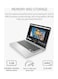 HP 14A-ND0010NR Laptop With 14-Inch Display, AMD 3015Ce Processor, 4GB RAM, 32GB EMMC, Intel UHD Graphics 600, Chrome OS, English, Silver - International Version