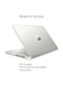HP 14-dk1032 Laptop With 14-Inch Full HD Display, AMD Ryzen 3 3250U Processor, 128GB SSD, 4GB RAM, Intel UHD Graphics, Windows 10S, English/Arabic, Silver - International Version