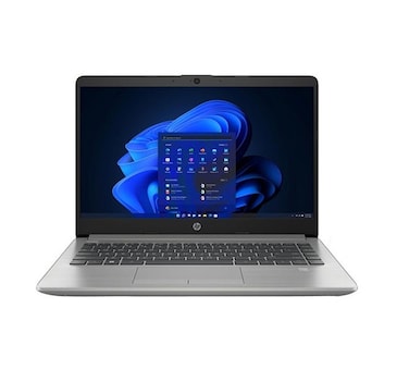 HP 240 G9 Laptop with 14&quot; HD display, Intel Core i3-1215U, 8GB DDR4 RAM, 256GB NVMe M.2 SSD, Intel UHD Graphics, Backlit Keyboard, Windows 11, English/Arabic, Silver - International Version