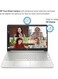 HP 15-dy2791wm Laptop With 15.6-Inch HD Display, Core i3-1115G4 Processor, 8GB RAM, 512GB SSD, Intel UHD Graphics, Windows 10, English/Arabic, Silver - International Version