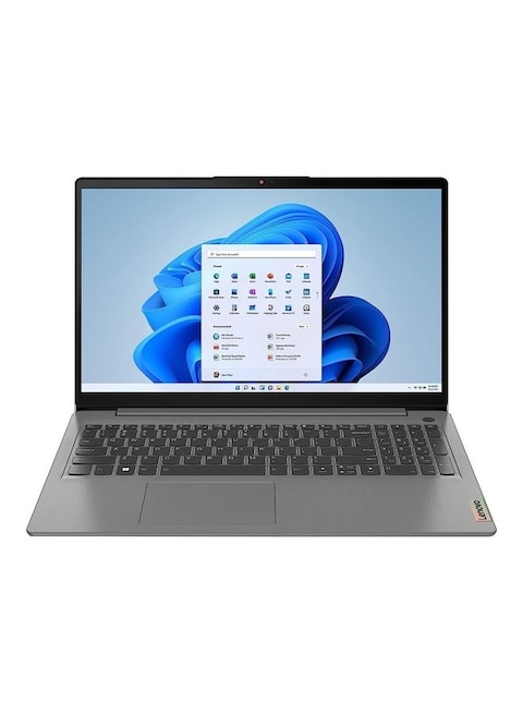 Lenovo IdeaPad 3 Laptop With 15.6-Inch Full HD Display, Core i3-1215U, 16GB Ram, 512GB SSD, Integrated Intel UHD Graphics, Windows 11, English/Arabic, Arctic Grey - International Version
