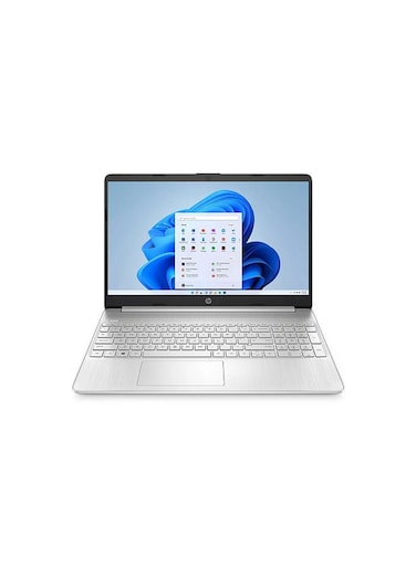 HP 15-DY1025NR Laptop With 15.6-Inch Display, Core i3-1005G1 Processor, 12GB RAM, 512GB SSD, Intel UHD Graphics 620, With English-Arabic Keyboard, Silver - International Version