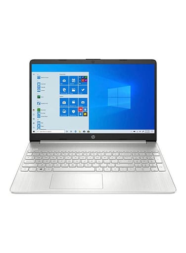 HP 15s-eq2003ne Laptop 15.6 Inch Display, Ryzen 5 5500U 6-Cores, 8GB RAM, 512GB SSD, AMD Radeon Graphics, English/Arabic, Silver - International Version
