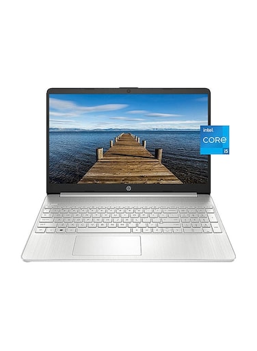 HP 15-dy2021nr Laptop With 15.6-Inch Full HD Display, Core i5-1135G7 Processor, 8GB RAM, 256GB SSD, Intel Iris Xe Graphics, Windows 10 Home, English, Natural Silver - International Version