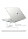 HP Slim 15-DY2093WM Professinal &amp; Business Laptop 15.6-Inch FHD Display, Core i5-1135G7, 32GB DDR4 RAM, 1TB SSD, Intel Iris Plus Graphics, Windows 11, English/Arabic, Silver - International Version