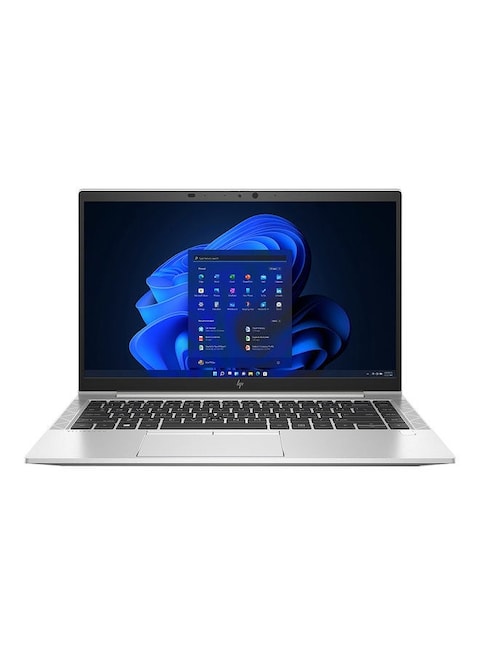 HP EliteBook 840 G8 Notebook PC With 14-Inch FHD Display, Intel Core i5-1135G7 Processor, 8GB RAM, 256GB SSD, Intel Iris Xe Graphics, Windows 11 Pro, English/Arabic, Silver - International Version