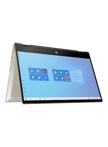 HP Pavilion X360 Convertible 2-In-1 Touchscreen Laptop With 14-Inch Full HD Display, Core-i5 Processor, 8GB RAM, 256GB SSD, Intel UHD Graphics, Windows 10, English, Warm - International Version