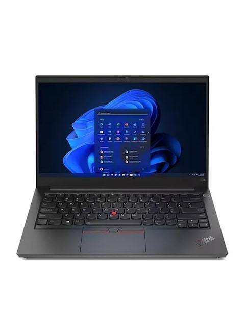 Lenovo ThinkPad E14 Laptop With 14-Inch Display, Core i5-1235U Processor, 16GB RAM, 1TB SSD, Integrated Intel Iris Xe Graphics, Windows 11, English/Arabic, Black - International Version
