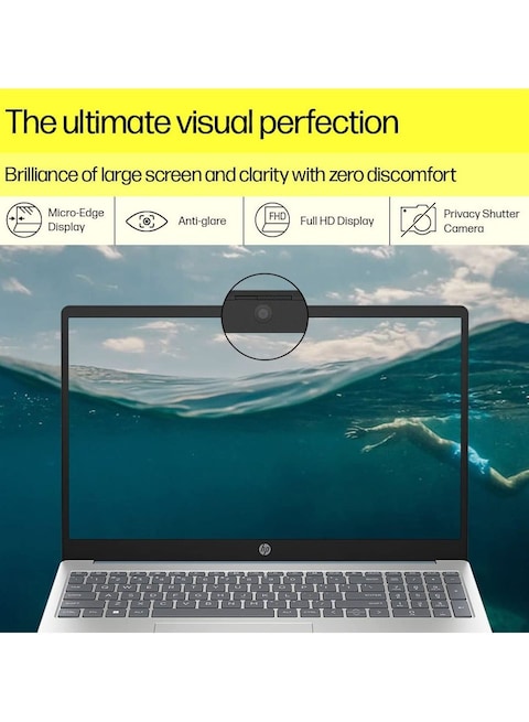 HP 2023 15s Series 15.6&quot; Notebook, FHD (1920x1080), Intel Core -1335U Deca-Core i5, 32 GB DDR4&nbsp;RAM, 2 TB&nbsp;NVME SSD, Thin &amp; Light, Windows&nbsp;11, English, Silver - International Version