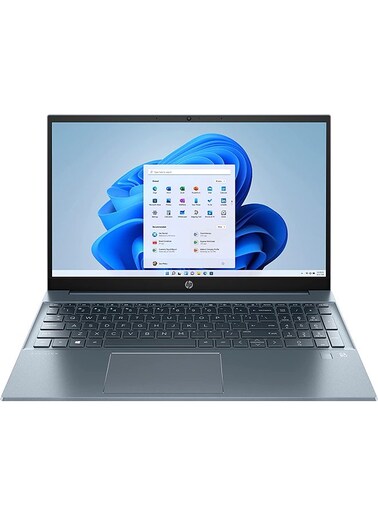 HP Newest 2022 15-EEH1052#EN Laptop With 15.6-Inch Display, AMD Ryzen 5 5500U Processor, 16GB RAM, 512GB SSD, AMD Radeon Graphics, Windows 11, English, Blue - International Version