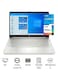 HP 15-dy2095wm Laptop With 15.6-Inch FHD Display, 11th Gen Core i5-1135G7 Processor, 16GB RAM, 512GB SSD, Intel Iris Xe Graphics, Windows 11, English/Arabic, Silver - International Version