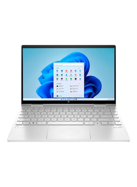 HP Envy x360 Laptop With 13.3-Inch Touch Full HD Display, Core i7 11th Generation, 8GB RAM, 512Gb SSD, Intel IRIS Xe, Windows 10, English, Silver - International Version
