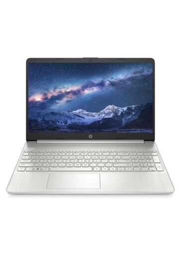 HP 15S-EQ2001NE Laptop With 15.6-InchFull HD Display, Ryzen 5-5500U Processor, 8GB RAM, 512GB SSD, AMD Radeon Graphics, Windows 10, English, Silver - International Version