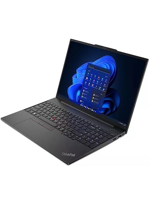 Lenovo Thinkpad E16 Business Laptop With 16-Inch FHD Display, Core i7-1355U Processor, 16GB RAM, 512GB SSD, Intel Iris Xe Graphics, Windows 11, English, Black - International Version