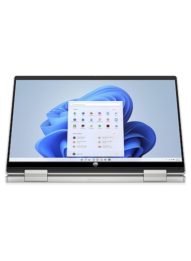 HP Pavilion x360 2 In 1 Laptop With 14-Inch Display, Core i5 1335U Processor, 8GB RAM, 512GB SSD, Intel Iris Xe Graphics, Windows 11 Home, English/Arabic, Natural Silver - International Version