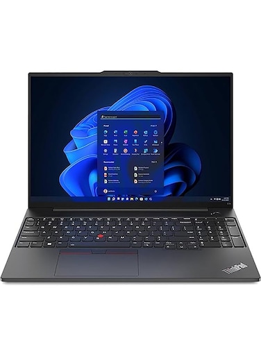 Lenovo Thinkpad E16 Business Laptop With 16-Inch FHD Display, Core i7-1355U Processor, 8GB RAM, 512GB SSD, Intel Iris Xe Graphics, Windows 11, English, Black - International Version