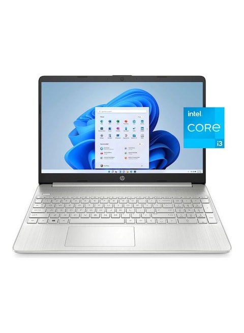 HP 15.6 Inch Laptop Intel Core i5-1135G7 8GB RAM 256GB SSD Windows 11 English Silver - International Version