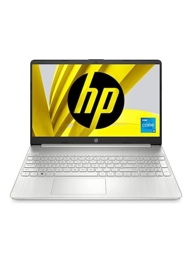 HP 15-dy2795wm Laptop With 15.6-Inch FHD Display, Core i5-1135G7 Processor, 16GB RAM, 512GB SSD, Intel Iris Xe Graphics, Windows 11, English/Arabic, Silver - International Version