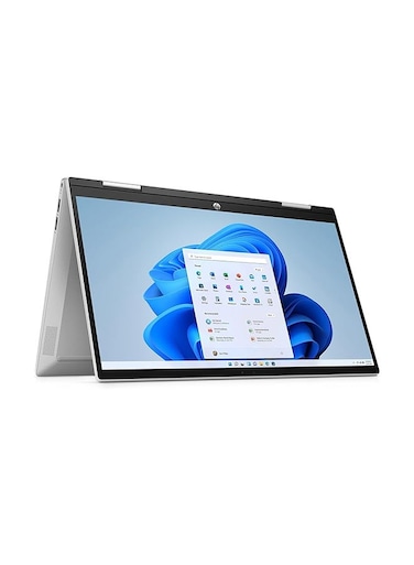 HP Pavilion x360 Convertible Laptop With 14-Inch Display, Core i5-1235U Processor, 8GB RAM, 256GB SSD, Windows 11 Home, English, Natural Silver - International Version