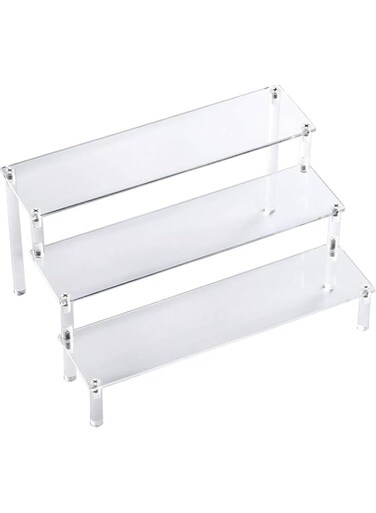 Bpa 3 Tier Acrylic Display Stand, Clear