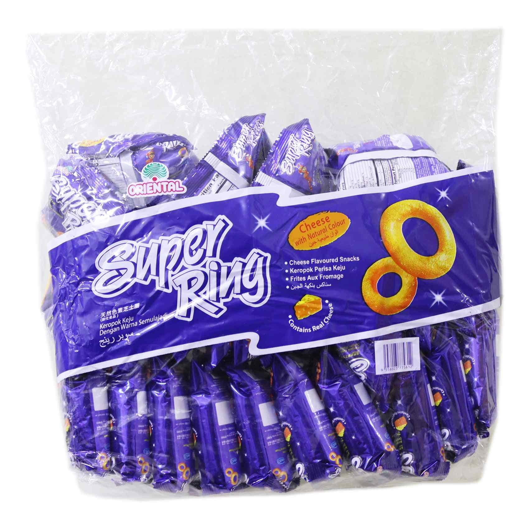 Buy Oriental Super Ring Cheese Snacks, 14g Pack of 25 Online ...