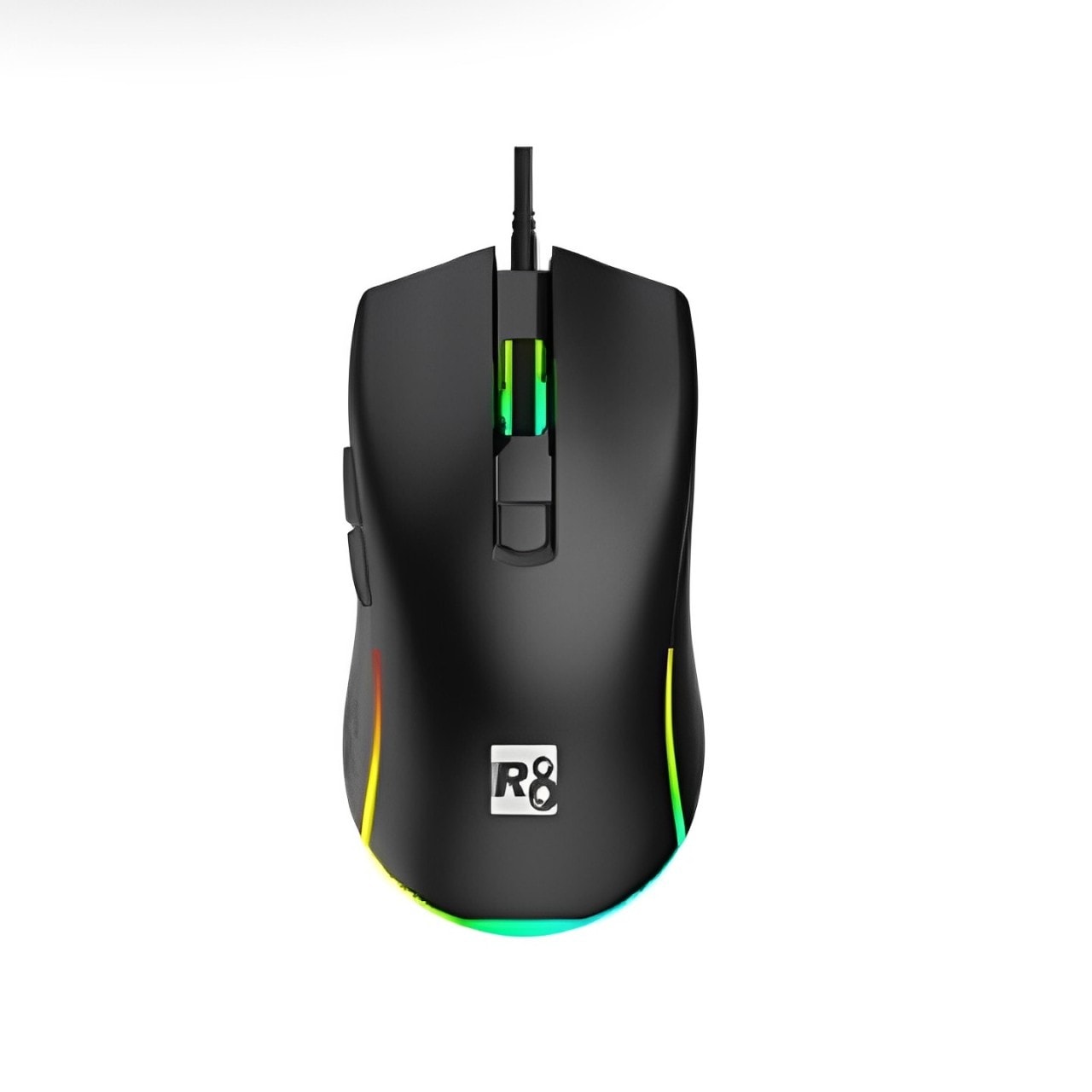 آر 8 R8 Wired Illuminated Gaming Mouse