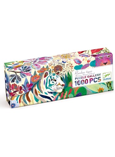 Djeco Rainbow Tigers Puzzle - 1000pcs