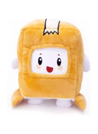 showkah&reg; Lanky Box 25CM Plush Toy Famous Foxy &amp; Boxy Character Kids Bedding Cuddle and Pillow Toy Buddy for Kids Girls Cotton Stuffed Decorative &amp; Soft Plush Toy (Boxy)