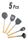 Silicone Utensils Set Gray
