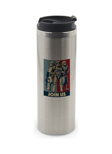 Hope Poster Darth Wader Design Double Wall Tumbler With Lid Multicolour 400ml