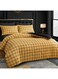 HOME Duvet Cover Set &acirc;&euro;&ldquo; Premium Microfiber, Reversible Design with Zipper &amp; Corner Ties