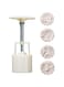 Dubai Gallery Domestic Use Hand Pressure Type Non-Stick Eco-Friendly Abs Mooncake Making Mould White 14 * 5 * 5Cm AMZ-N41401813A