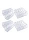 3 Piece Underwear Organizer Set Grey/Clear