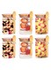 6-Pack 450ml(15oz) Glass Jars With Aitight Bamboo Lids and Spoon,Spice Jars Overnight Oats Jars Breakfast Jars Sugar Salt Coffee Tea Candy Cookies Jars, Multipurpose Kitchen Storage Jars