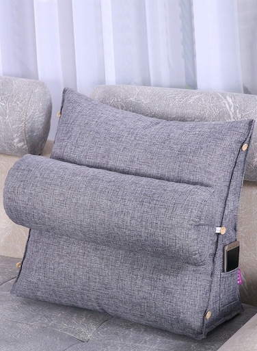 Triangle Back Pillow Neck Rest Pillow Sofa Bed Chair Back Support Wedge-shaped Pad Waist Neck Rest Pillow Bed Adult Backrest Lounge Triangle Back Cushion Back Support for Sitting Up in Bed