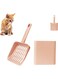 Litter Scooper, Cat Scooper with Caddy Holder, Cat Litter Tray and Box, Cat Scooper for Litter Box with Stand, Modern, Durable and Cute, Used for Any Scoopable Litter
