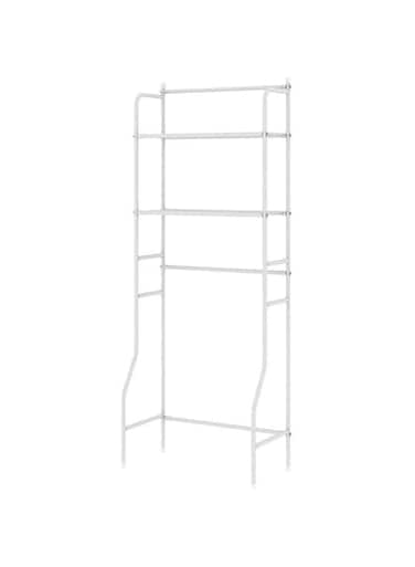 The Toilet Bathroom Storage Free Standing Metal Organizer Shelf