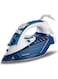 Kenwood Steam Iron 2600W with Ceramic Soleplate, Auto Shut-Off, Anti-Drip, Anti-Calc, Self Clean, Continuous Steam, Steam Burst, Spray Function STP75.000WB White/Blue