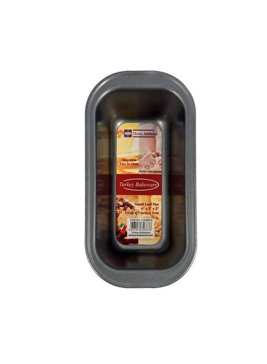 Non-Stick Small Loaf Bread Pan &acirc;&euro;&ldquo; 15cm x 7.6cm x 5cm &acirc;&euro;&ldquo; Heavy-Duty Carbon Steel &acirc;&euro;&ldquo; Black Finish