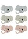 6 PCS Coat Hooks, Cute Elephant Shapes Round Sticky Hooks, Strong Self Adhesive Hooks, Multifunctional Wall Hooks Stick On, Iorn &amp; Wooden Back of Door Hooks for Bedroom Bathroom Kitchen
