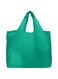 KASTWAVE Grocery Bags, Heavy Duty Reusable Foldable Groceries Tote Bag Portable and Folding Shopping Bag with Elastic Band to Tie Waterproof Washable Tote Bags Long Handle 2 Pack (Grass Green)